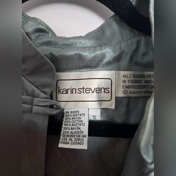 VTG Karin Stevens Elegant Jacket and Pants Set - Picture 9 of 14